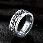 Men's 8mm Titanium Steel Ring