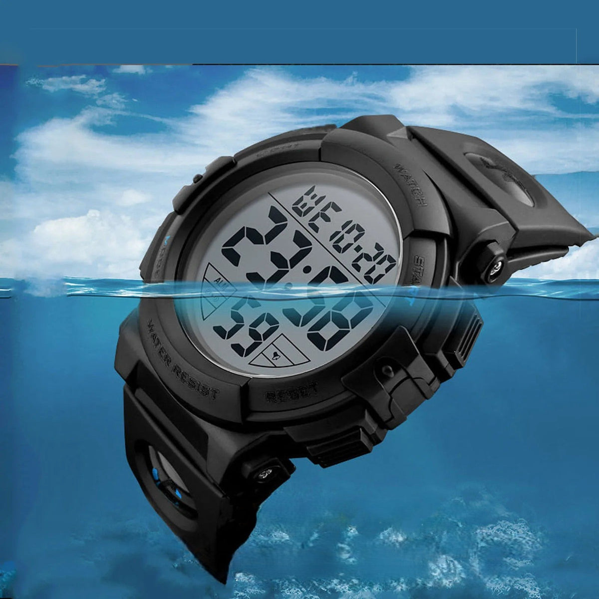 Men's Digital Sport Watch - Water Resistant
