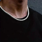Men's Elegant Diamond Cubic Zirconia Necklace Chain