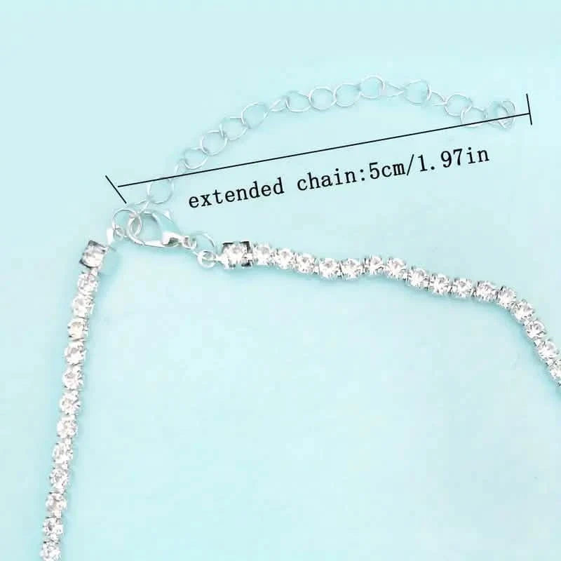Men's Elegant Diamond Cubic Zirconia Necklace Chain