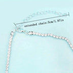 Men's Elegant Diamond Cubic Zirconia Necklace Chain