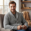 Men's Knitted Cardigan Shawl Collar | Layering