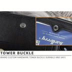 Men's Short Multi-Card Slots Tri-Fold Zipper Coin Pocket Wallet