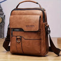 Men's Shoulder Vintage Business Casual Satchel Bag