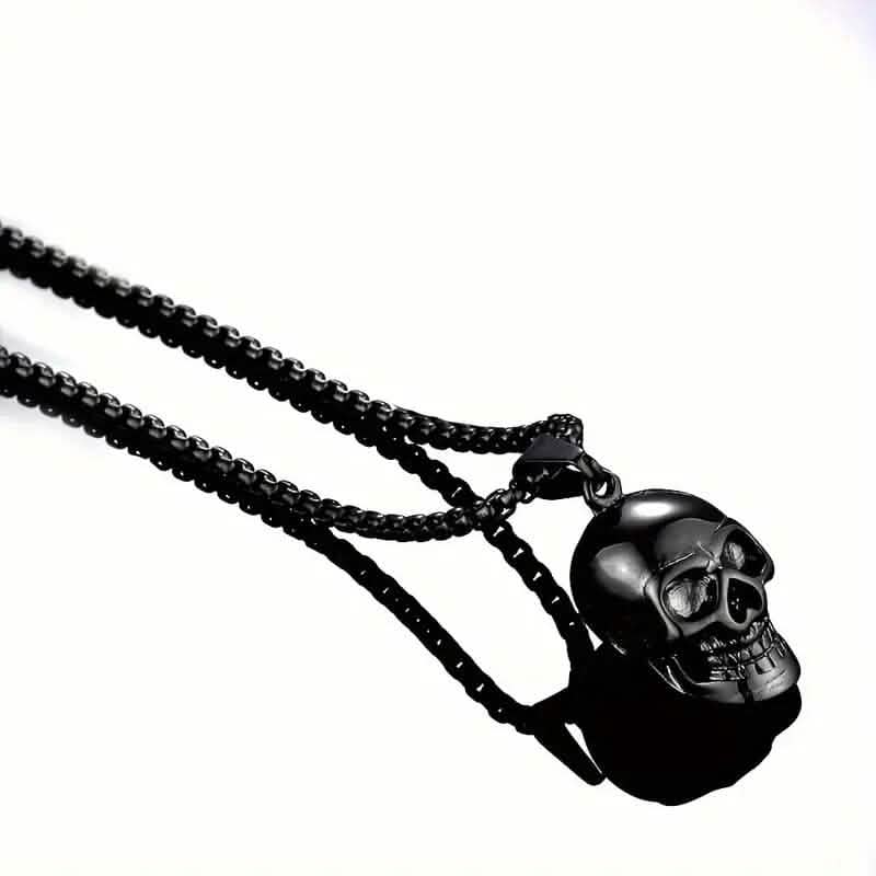 Men's Titanium Steel Skull Necklace