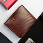Men's Wallet PU Leather Bifold Purse Credit Card Holders