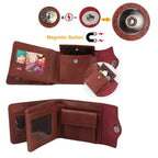 Men's Wallet PU Leather BiFold RFID Blocking Card Holder