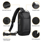 Men's Waterproof Anti-Theft Sling Backpack