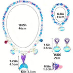 Mermaid-Themed Jewelry Set for Youngsters