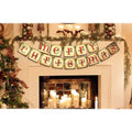 Merry Christmas Banner Home Decor
