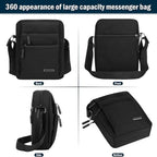 METROSAFE – Waterproof Men's Shoulder Bag with Anti-Theft Design