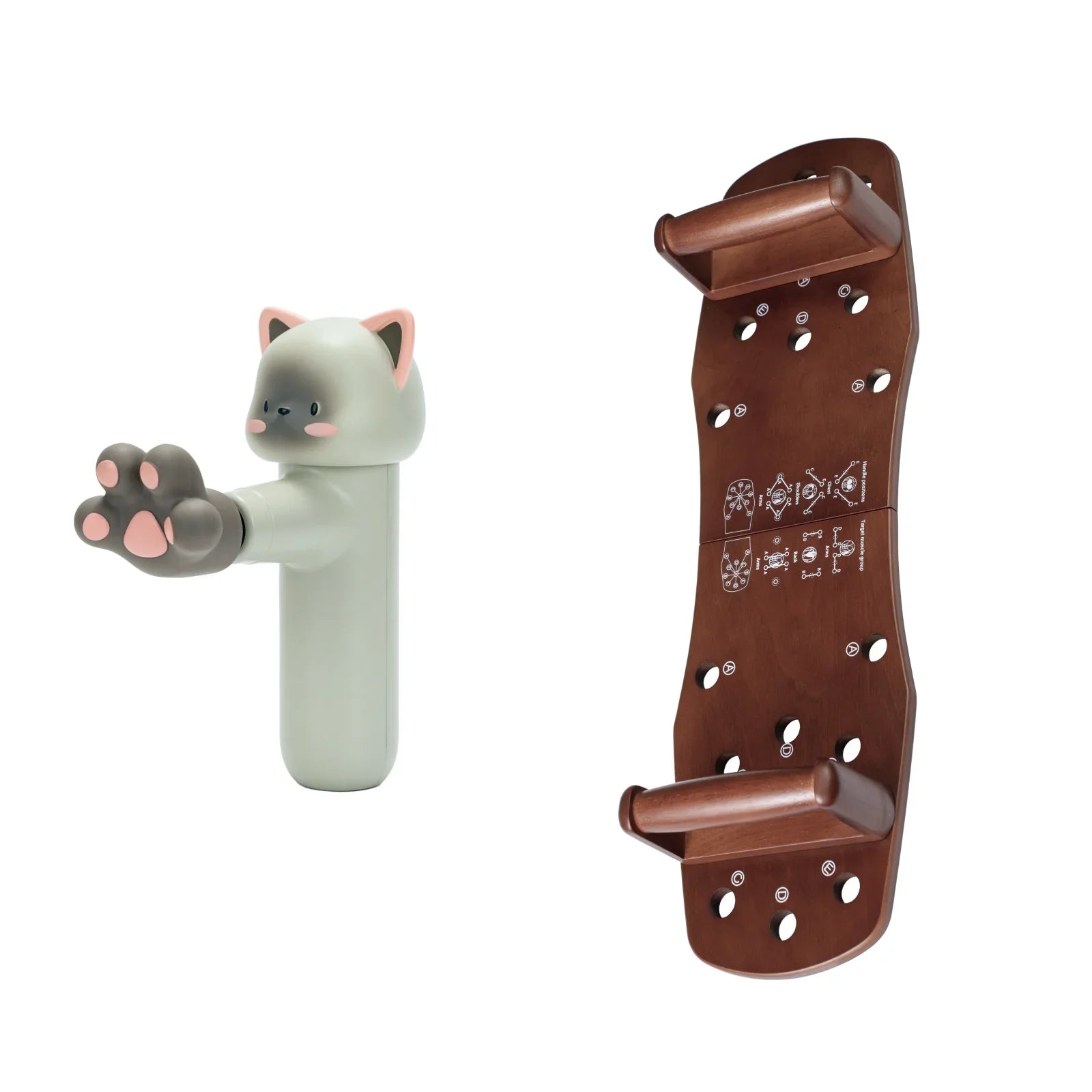 Portable Wooden Push-Up Board