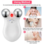 Micro-Current Face Massager Rechargeable Roller with 5 Gears