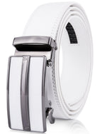 Microfiber Leather Ratchet Belt – No Holes, Custom Fit, 1.3" Strap