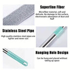 Microfiber Wet Dry Retractable Dusting Brush with Extension Rod