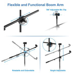 Microphone Stands Tripod Boom Mic Holders