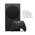 Microsoft Xbox Series S 1TB SSD Console Carbon Black Includes Xbox Wireless Controller (Refurbished)