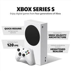 Microsoft Xbox Series S 512GB All-Digital Starter Bundle Console (Refurbished)