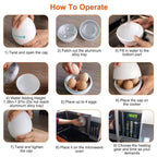 Microwave Egg Broiler Cooker Up to 4 Eggs