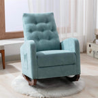 Mid-Century Modern Nursery Rocking Chair Armchair