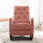 Mid-Century Modern Nursery Rocking Chair Armchair