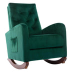 Mid-Century Modern Nursery Rocking Chair Armchair
