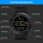 Military Wrist Watch with LED Backlight