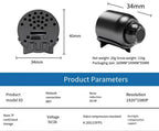 Compact HD Wireless Surveillance Camera