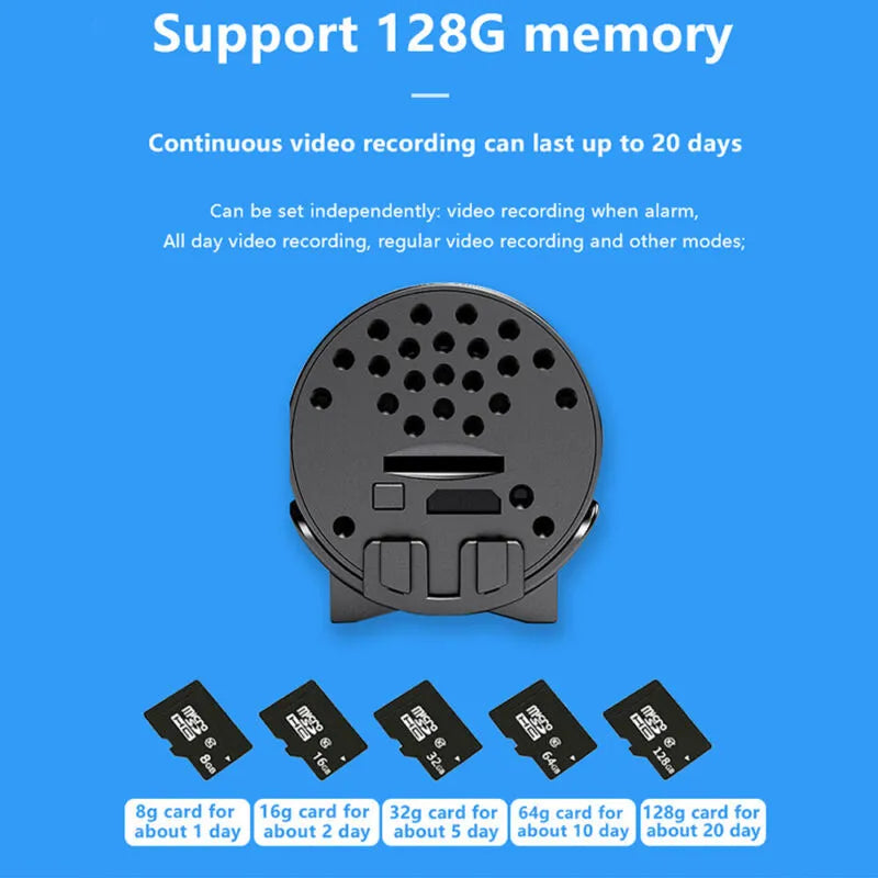 Compact HD Wireless Surveillance Camera