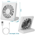 Mini Electric Desk Fan USB Rechargeable