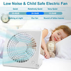 Mini Electric Desk Fan USB Rechargeable