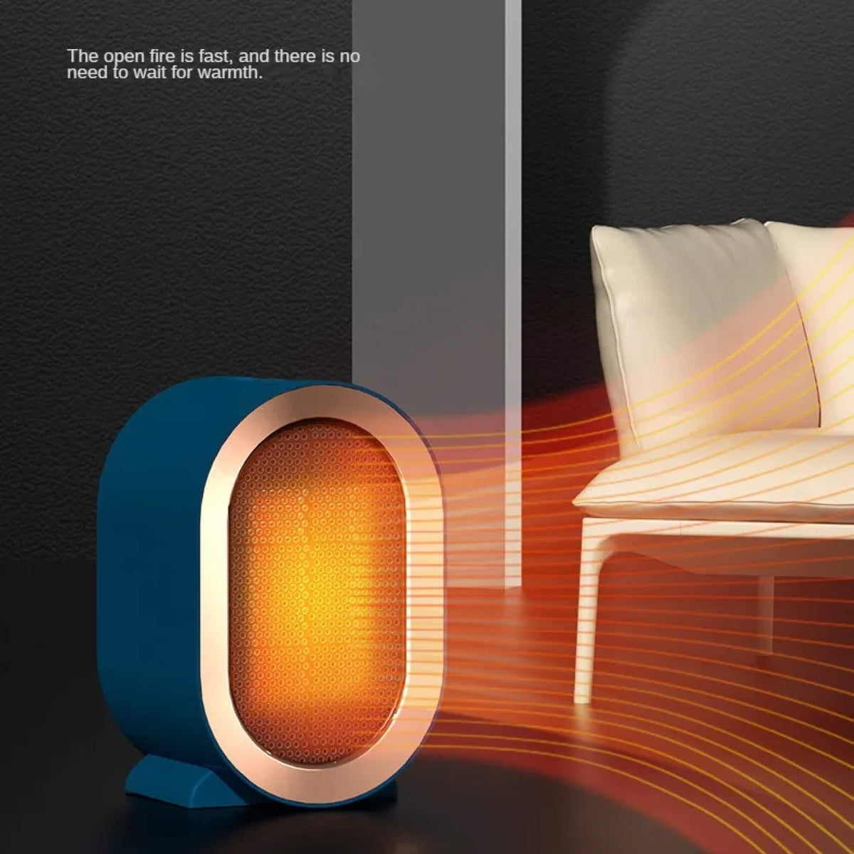 Compact Electric Heater: Energy Saving & Quiet