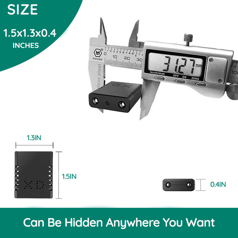Mini HD Spy Camera with Built In Audio 1080P Night Vision