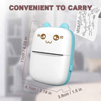 Mini Pocket Wireless BT Thermal Inkless Printer for Smartphones