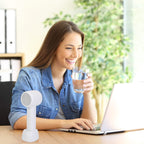 Mini Portable USB Rechargeable Handheld Cooling Fan