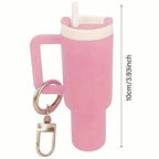 Mini Water Bottle Keychain - Street Style, Plastic Material