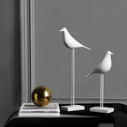 Minimalist Bird Decor Figurines