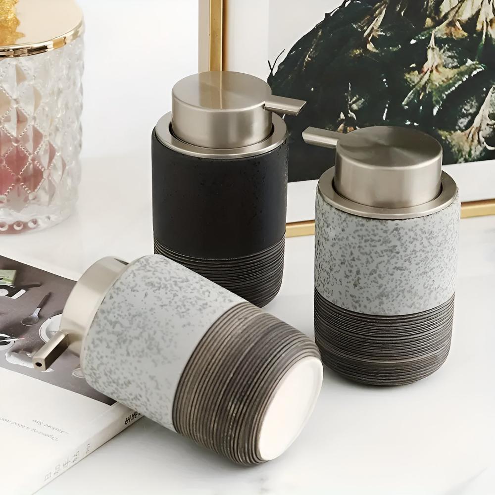 Ceramic Soap Dispenser with Matte Finish