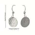 Minimalist Concave and Convex Small Round Earrings
