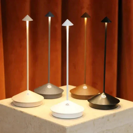 Minimalist LED Table Lamp - Waterproof & Dimmable Cordless Lighting