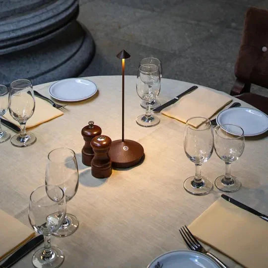 Minimalist LED Table Lamp - Waterproof & Dimmable Cordless Lighting