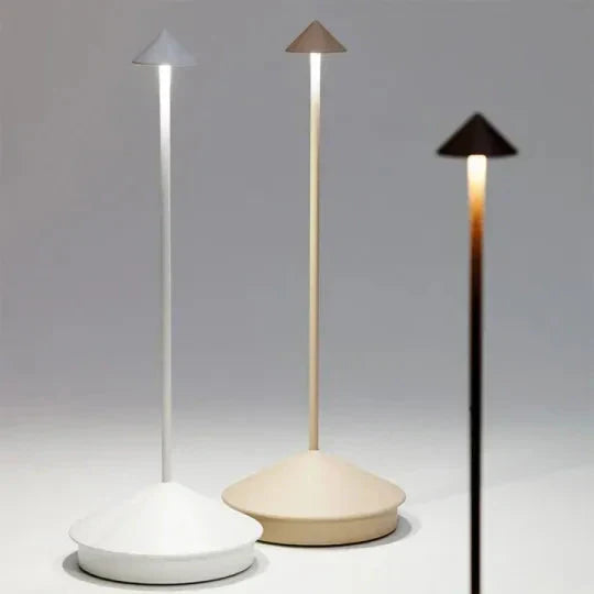 Minimalist LED Table Lamp - Waterproof & Dimmable Cordless Lighting