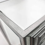 Mirrored Accent Bedside Coffee Table