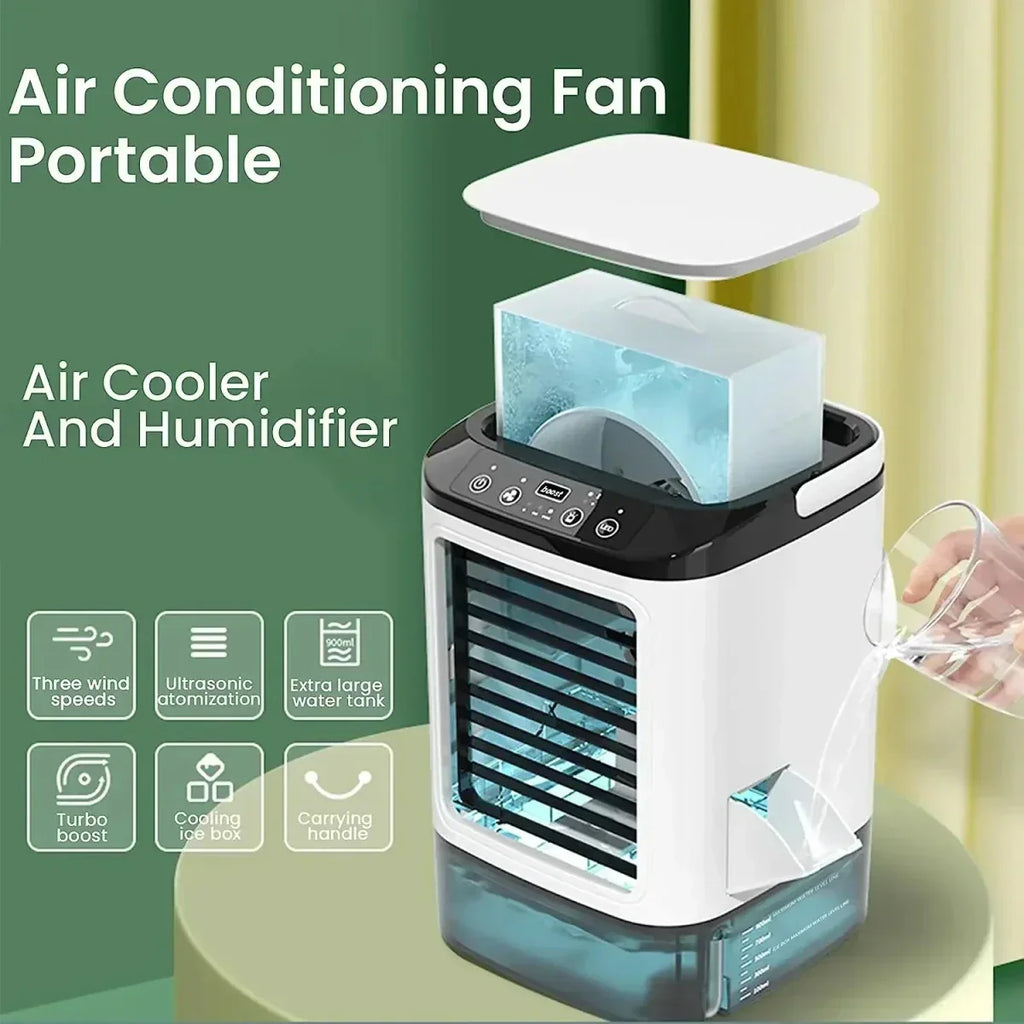 MISTHAVEN – Portable Cooling Fan with Refreshing Spray Function