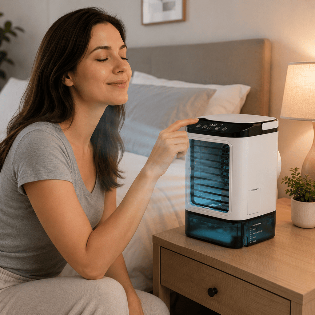 MISTHAVEN – Portable Cooling Fan with Refreshing Spray Function