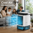 MISTHAVEN – Portable Cooling Fan with Refreshing Spray Function