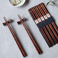 Miyabi | Golden Sakura Wooden Chopstick Set | Niki