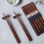 Miyabi | Golden Sakura Wooden Chopstick Set | Niki