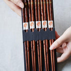 Miyabi | Golden Sakura Wooden Chopstick Set | Niki