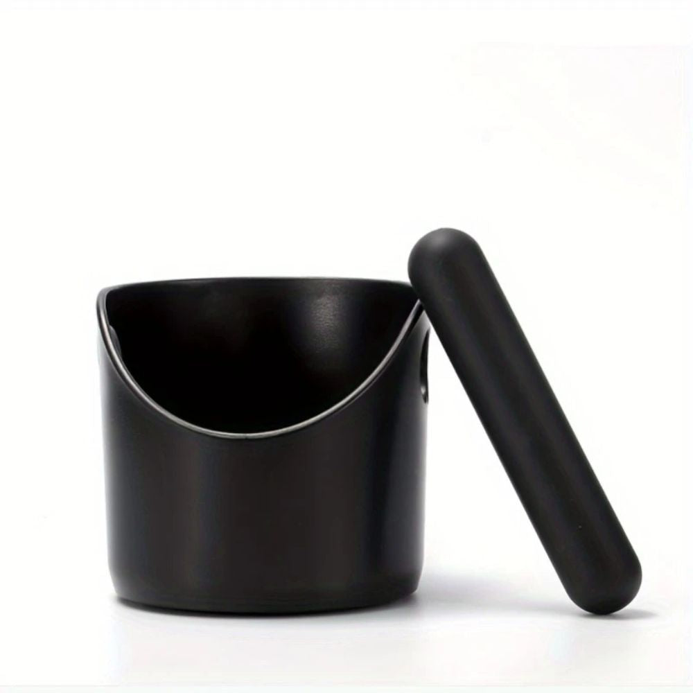 Sleek Espresso Puck Bin for Coffee Grounds